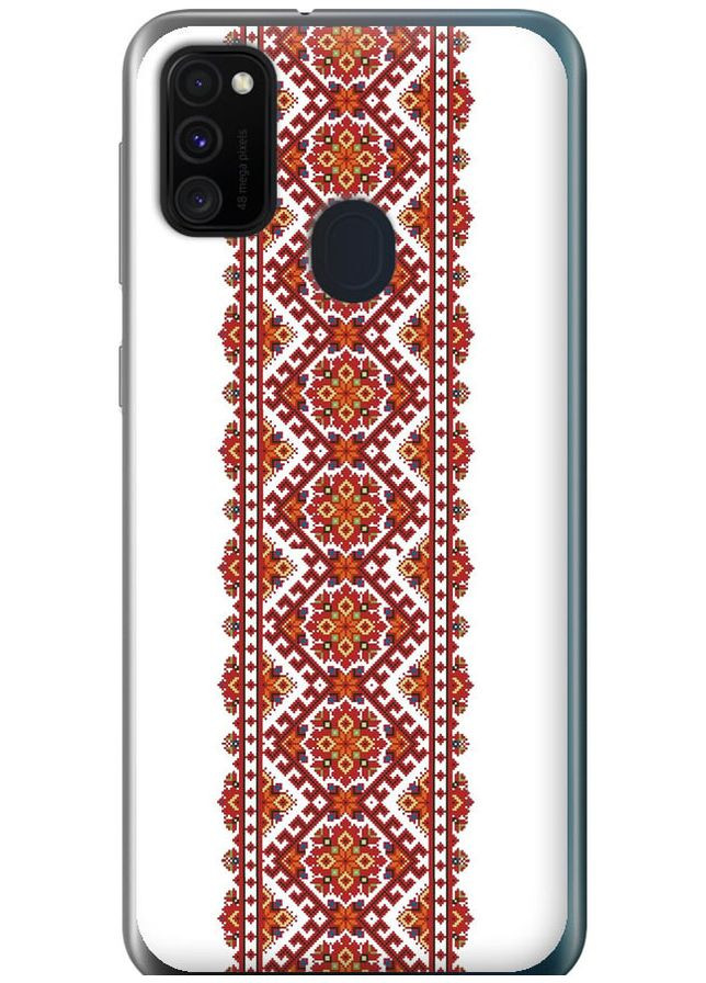 Силіконовий чохол 'Вишиванка 9' для Endorphone Samsung Galaxy M21 M215F (269353675)