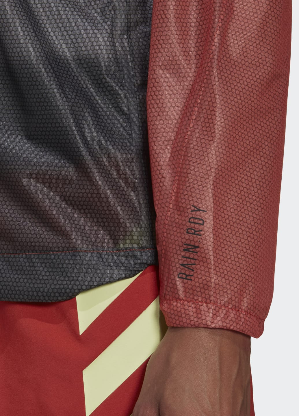 Оранжевая демисезонная куртка-дождевик terrex agravic 2.5-layer adidas