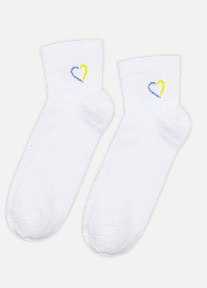 Жіночі шкарпетки колір білий ЦБ-00214917 Yuki (259423297)