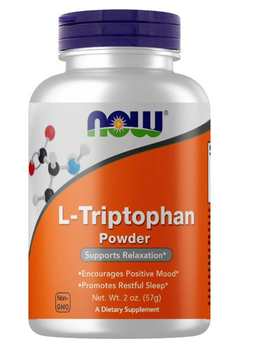 L-Tryptophan рowder 57 g /57 servings/ Now Foods (256725171)