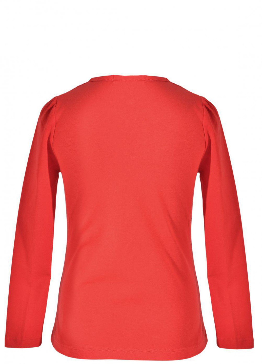 Красная футболки батник дівчинка (w019-1) Lemanta
