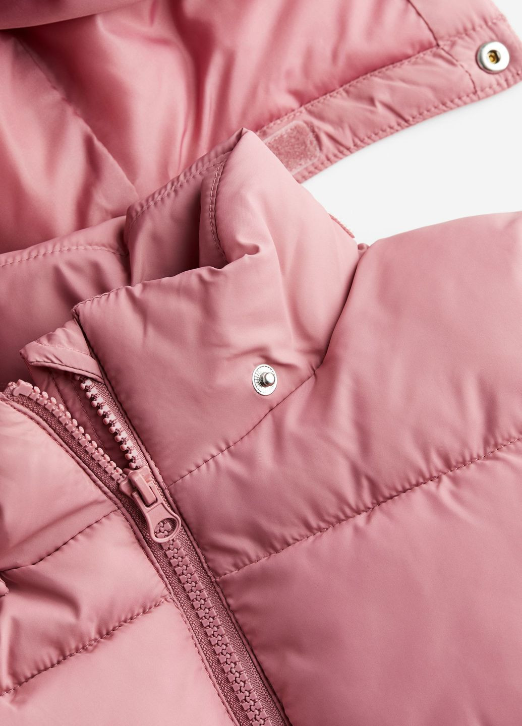 Рожева зимня куртка H&M