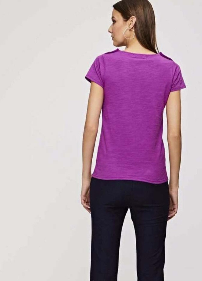 Фиолетовая футболка SHEIN