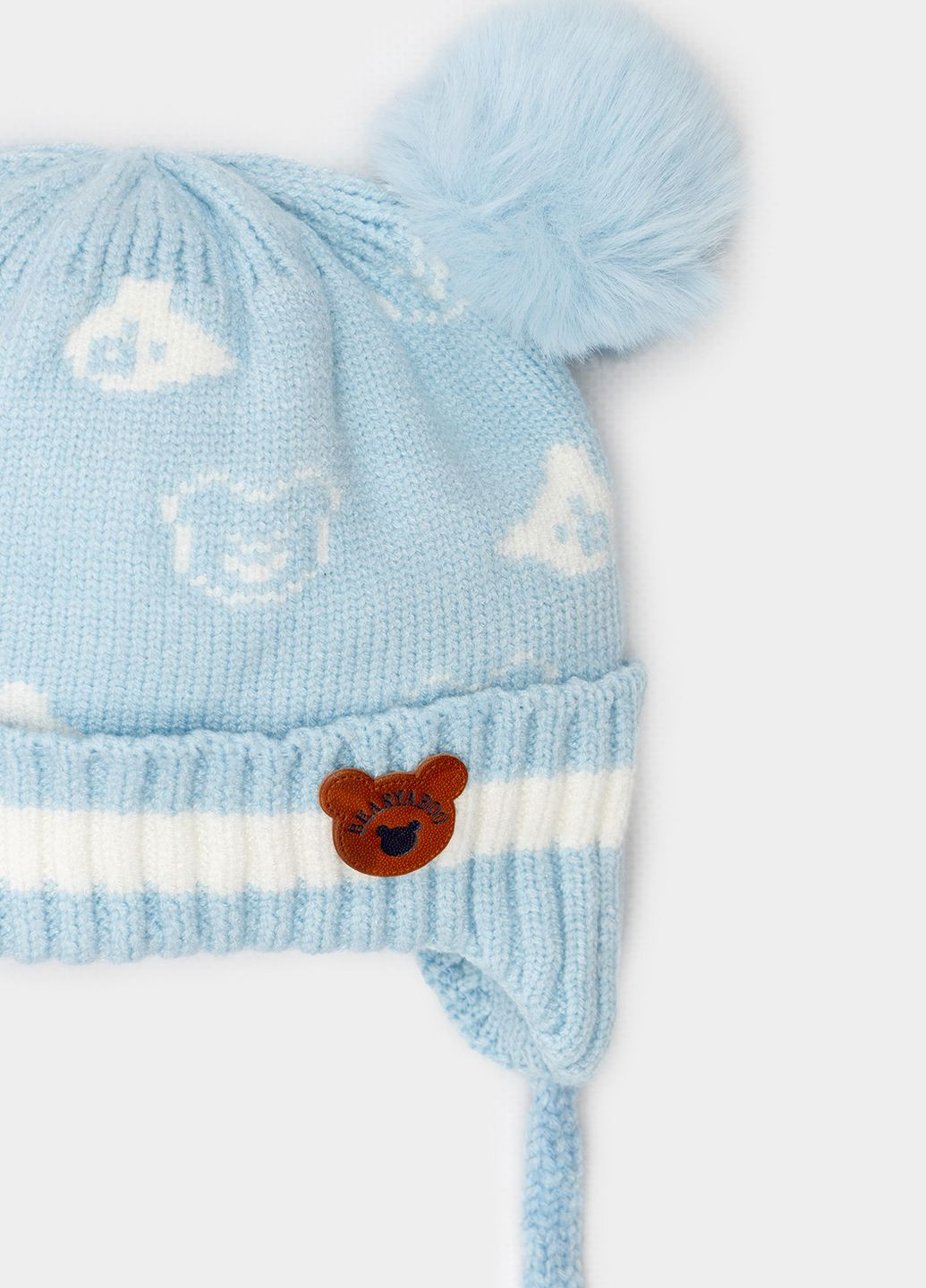 Шапка для хлопчика колір блакитний ЦБ-00228188 No Brand (267721594)