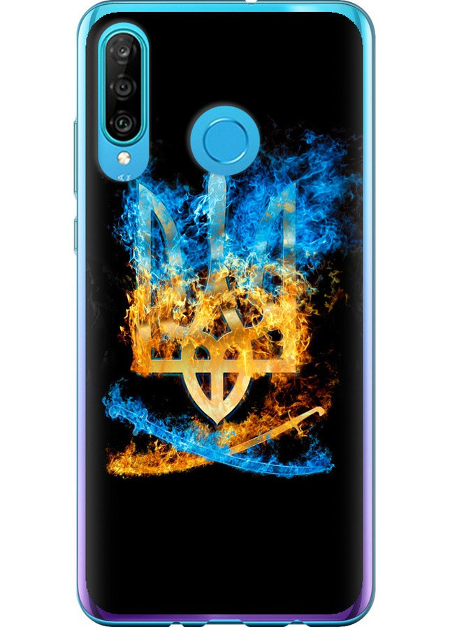 Силіконовий протиударний с посиленими кутами чохол 'Герб' для Endorphone Huawei P30 Lite (258484441)