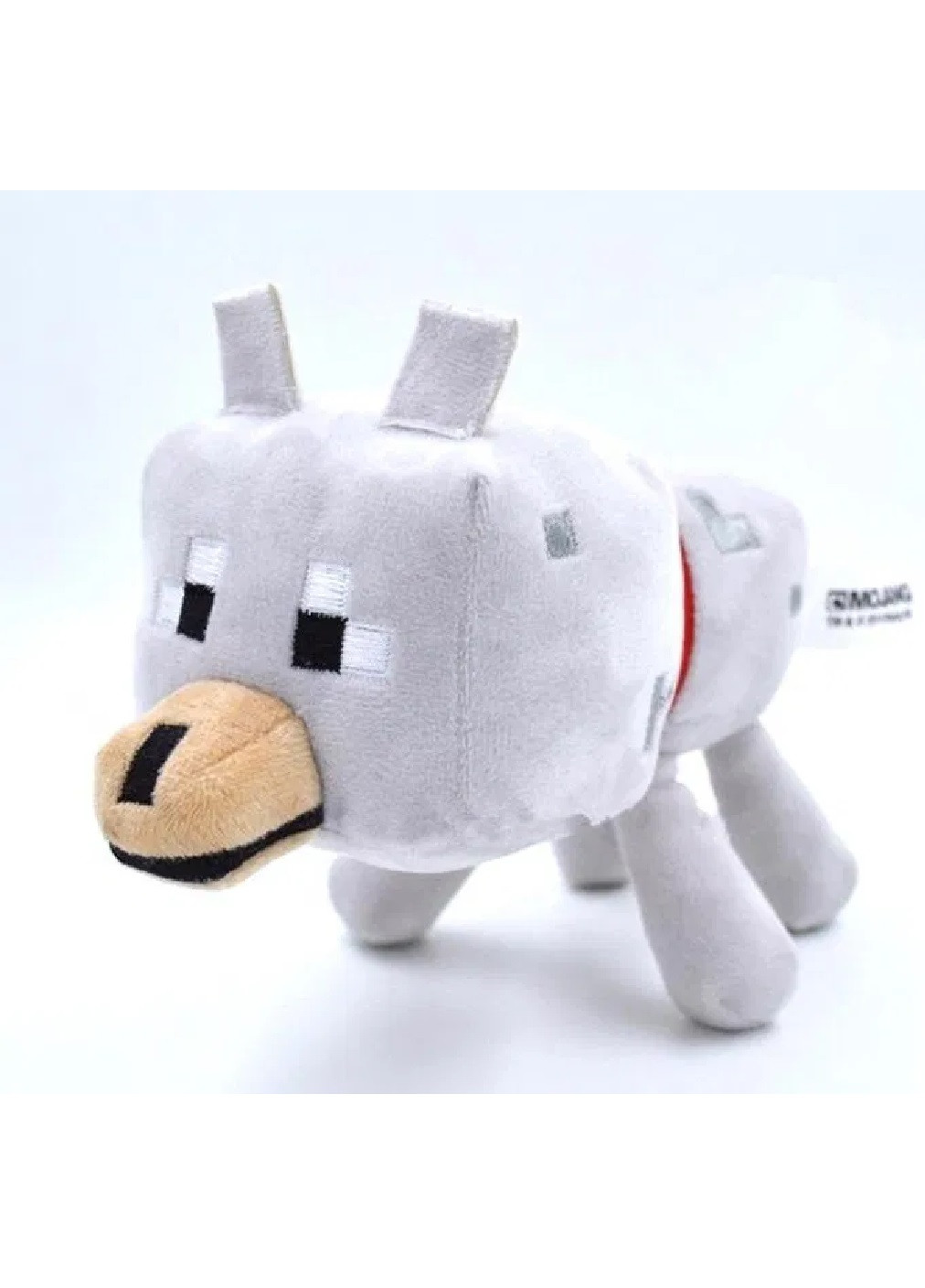 М'яка дитяча плюшева іграшка вовк із гри майнкрафт 20х16х10 см (474128-Prob) Unbranded (257411213)