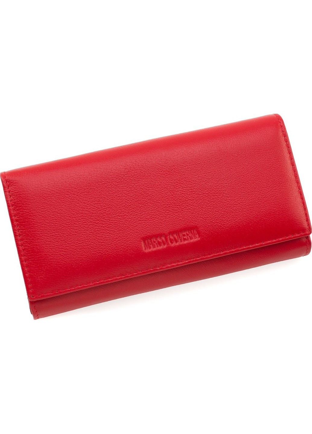 Жіночий гаманець з натуральної шкіри на два відділення MA246-Red(17180) червоний Marco Coverna (259752470)