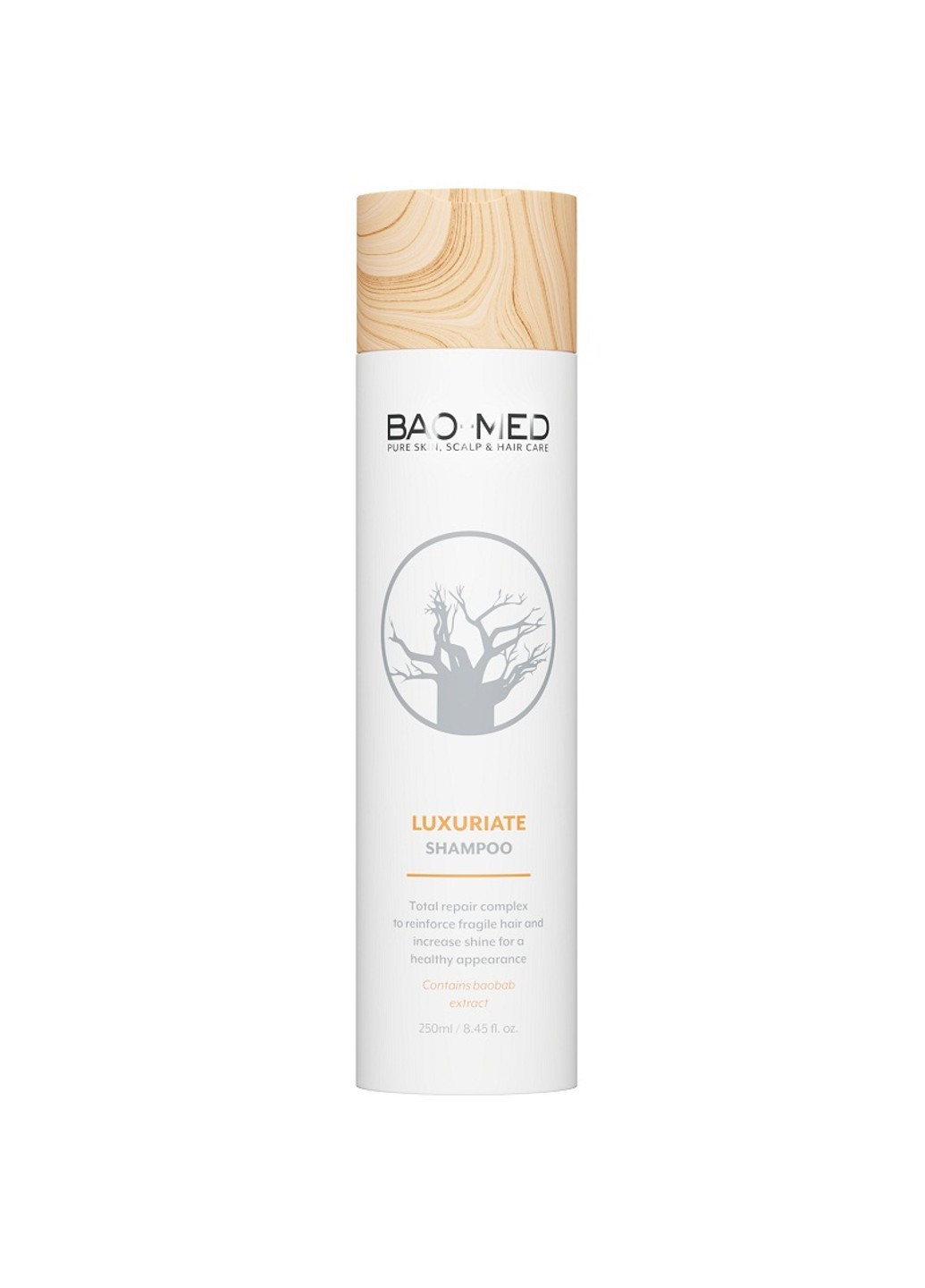 Поживний шампунь з екстрактом баобабу Bao-Med Luxuriate Shampoo 250 мл Mediceuticals (275865226)