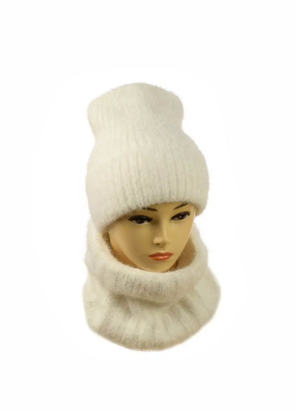 Жіночий зимовий компелкт Шапка + Снуд - Ірма No Brand ірма комплект (272798684)