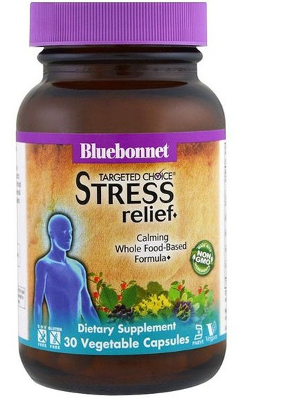 Targeted Choice, Stress Relief 30 Veg Caps Bluebonnet Nutrition (256723250)