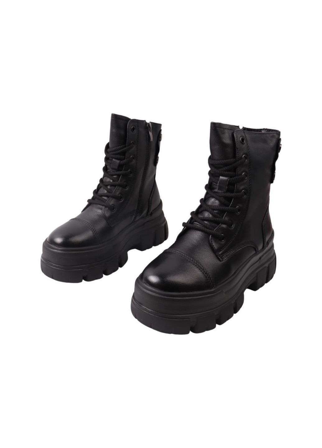 ботинки женские черные натуральная кожа Berkonty