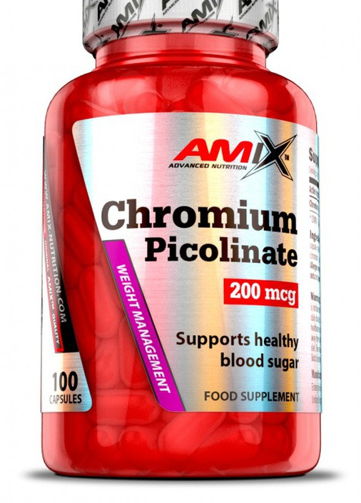 Chromium Picolinate 200 mcg 100 Caps Amix Nutrition (258499751)