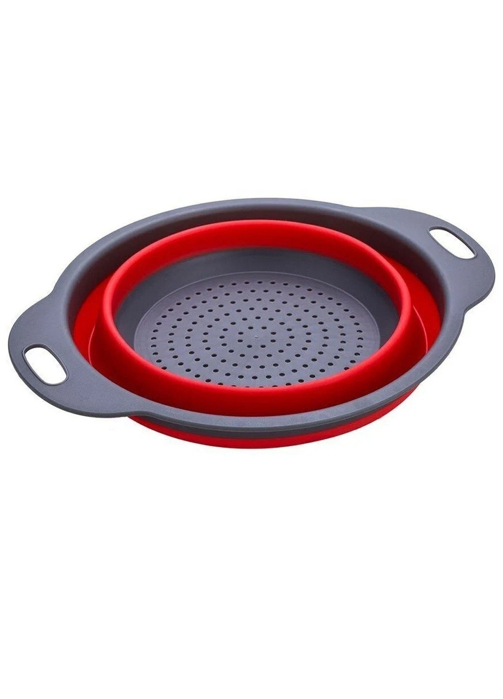 Друшляк складний круглий силіконовий 29 х 23.5 см A-Plus (259728795)