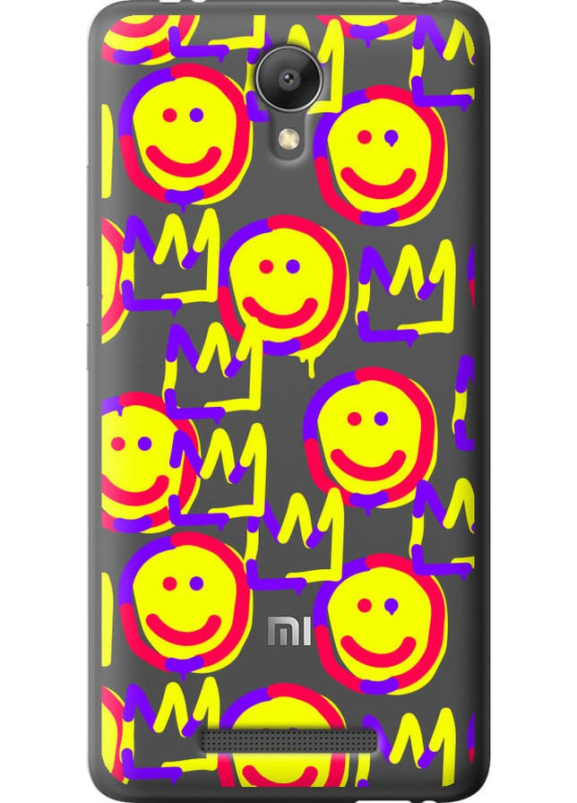 2D пластиковый чехол 'Смайлики v2' для Endorphone Xiaomi Redmi Note 2 (258213746)