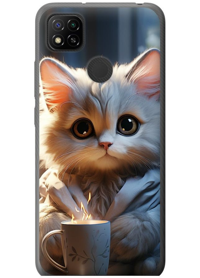 Силіконовий чохол 'Білий кіт' для Endorphone xiaomi redmi 9c (265398981)