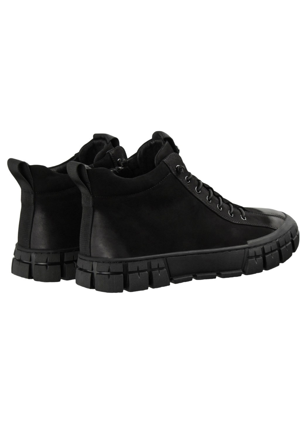 Черные зимние мужские ботинки 199875 Fabio Moretti