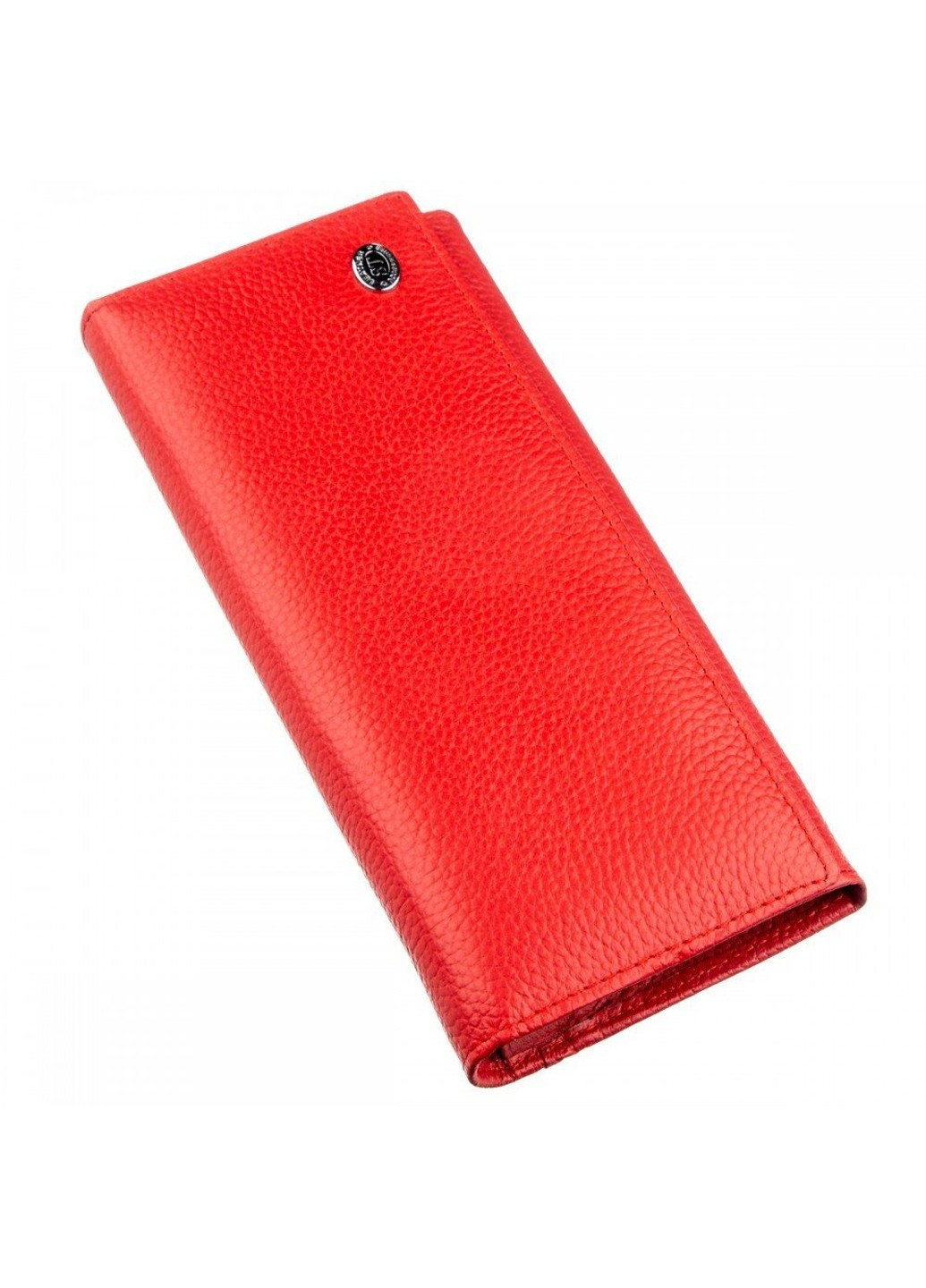Жіночий червоний гаманець з натуральної шкіри ST Leather 18897 Червоний ST Leather Accessories (262453803)
