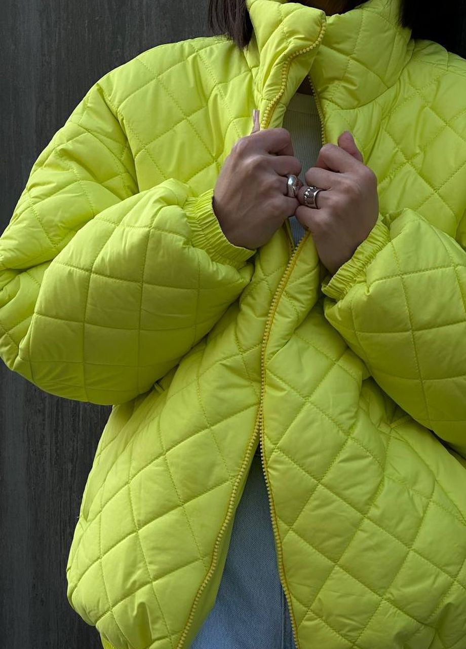 Желтый Женская куртка Стегана No Brand