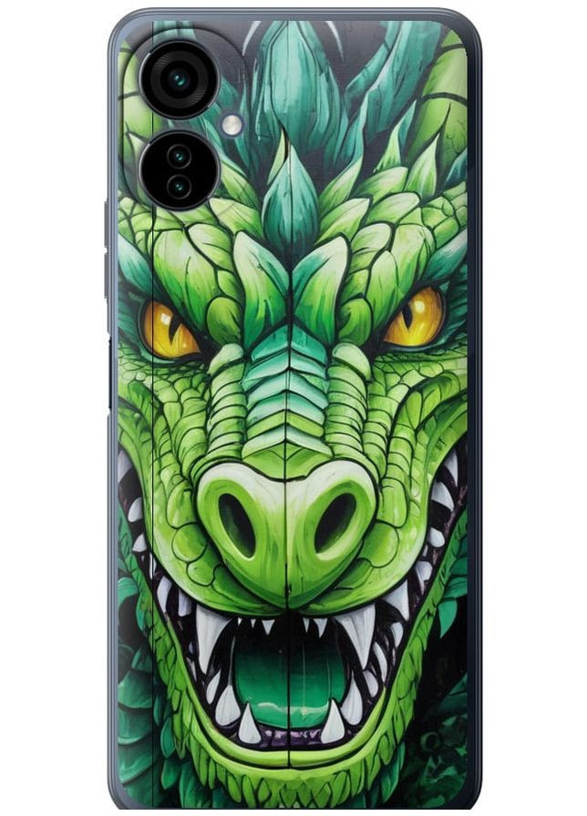 Силіконовий чохол 'Зелений дракон' для Endorphone Tecno Camon 19 Neo CH6i (275458578)