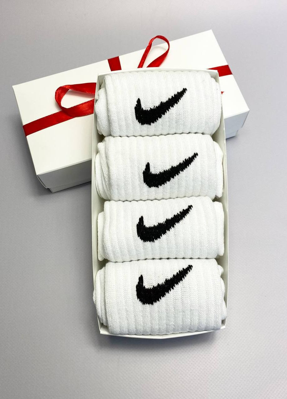 Набір високих шкарпеток на 4 пари у подарунковій коробці із стрічкою Vakko (275332333)