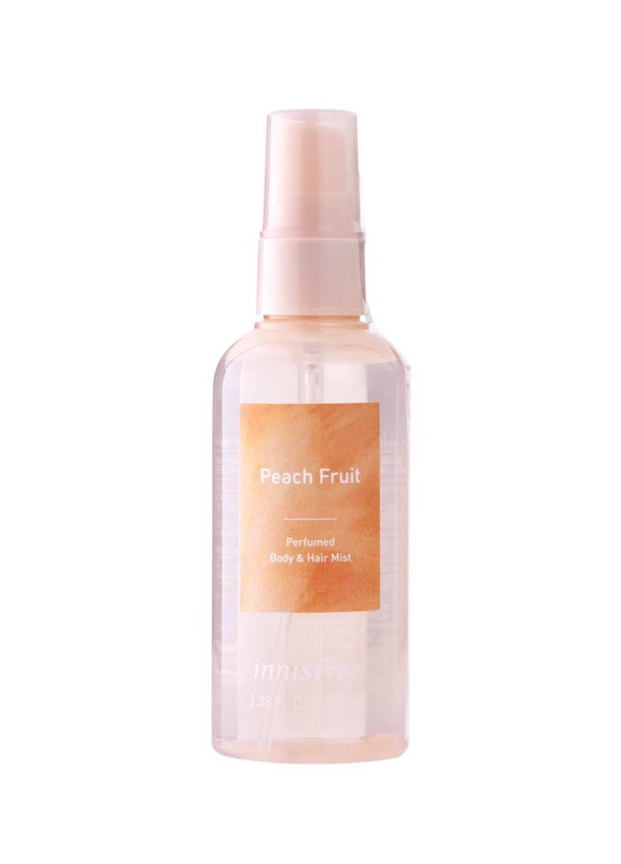 Парфумований спрей для тіла та волосся Peach Fruit Perfumed Body & Hair Mist 100 ml INNISFREE (268056052)