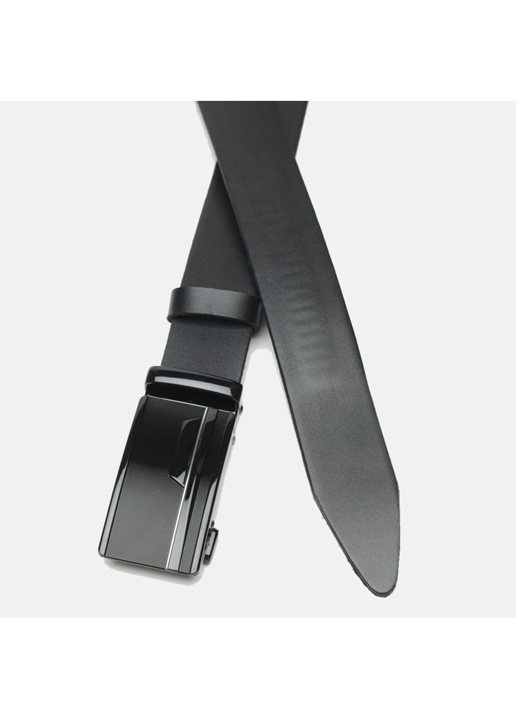 Чоловік шкіряний ремінь з пряжкою автомат CV1gnn33-125 Borsa Leather (266143190)