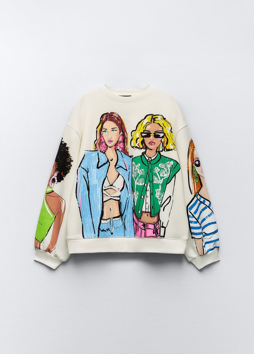Zara graphic sale sweatshirt