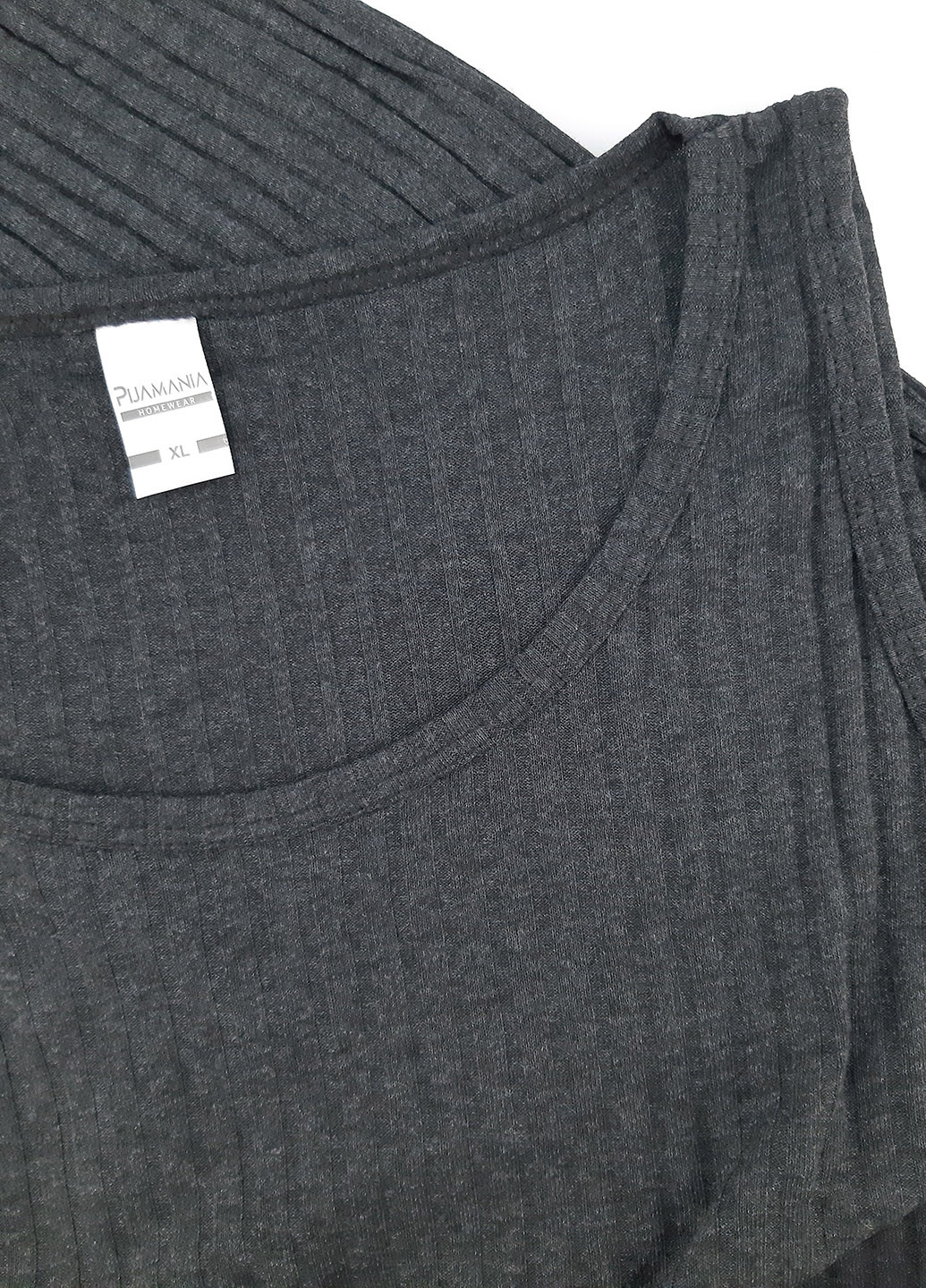Темно-сіра піжама домашній костюм майка + шорти No Brand
