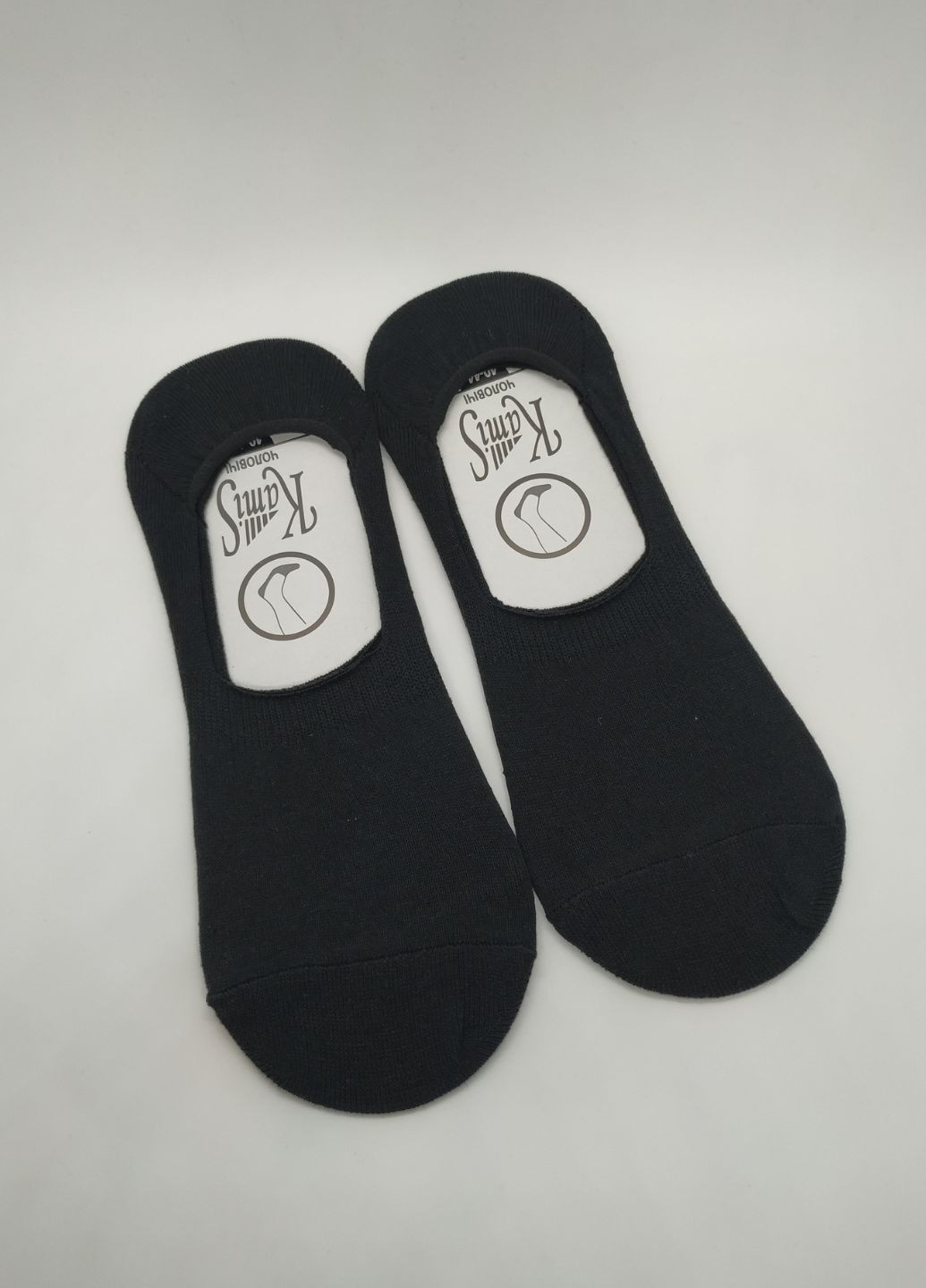 Шкарпетки сліди чоловічі бавовняні Чорні No Brand (258260815)