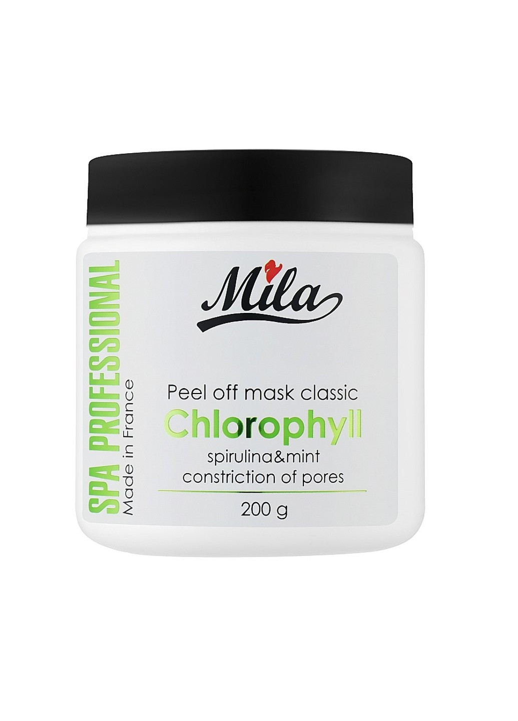 Нормализующая альгинатная маска для жирной кожи лица Хлорофилл Peel Off Mask Chlorophyll Perfect 200 г Mila (269238070)