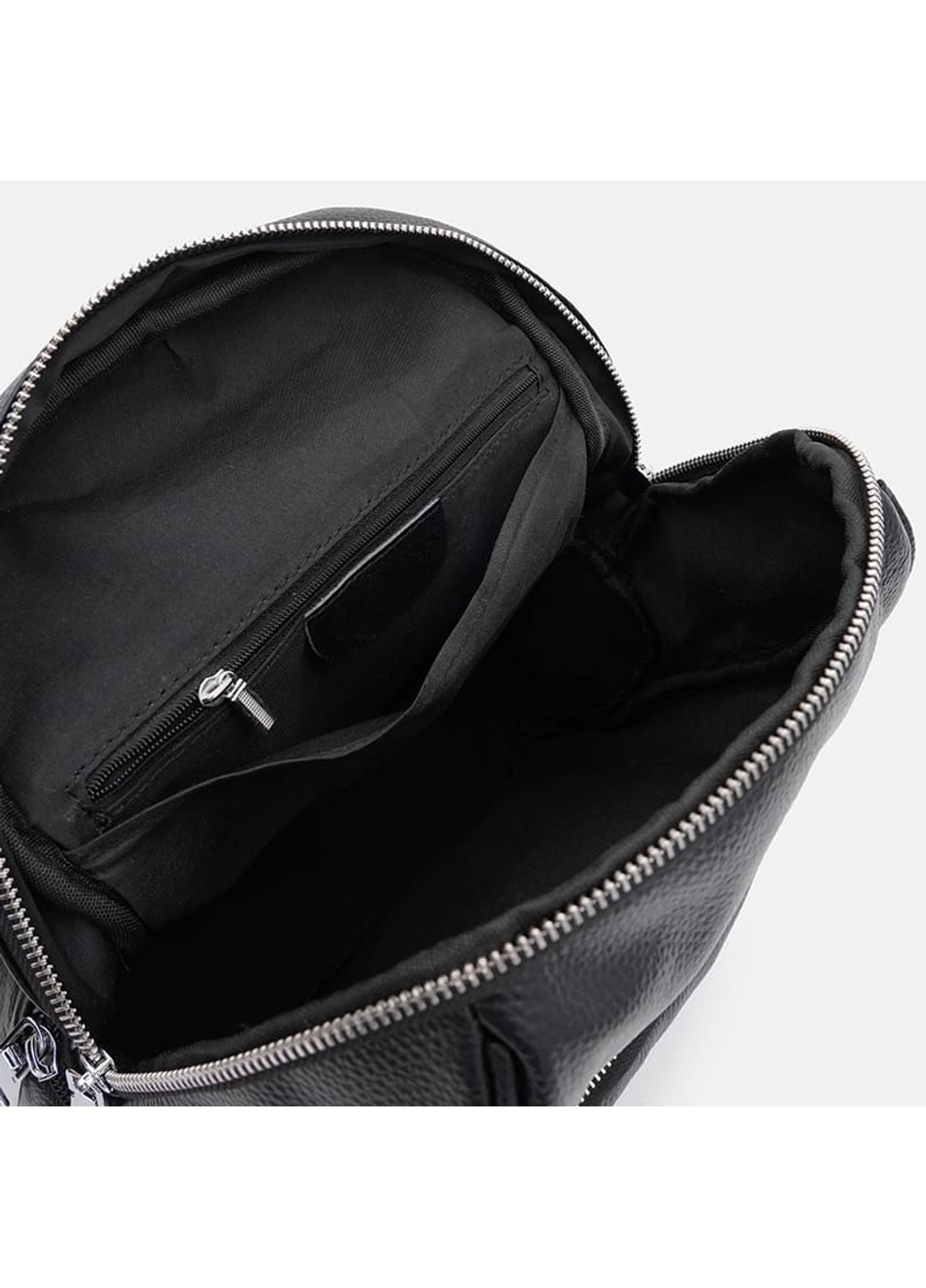 Шкіряний жіночий рюкак K18805bl-black Keizer (266143457)