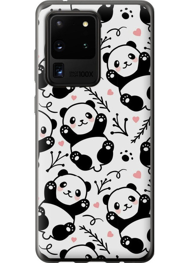 Силіконовий чохол 'Панди' для Endorphone Samsung Galaxy S20 Ultra (258485752)