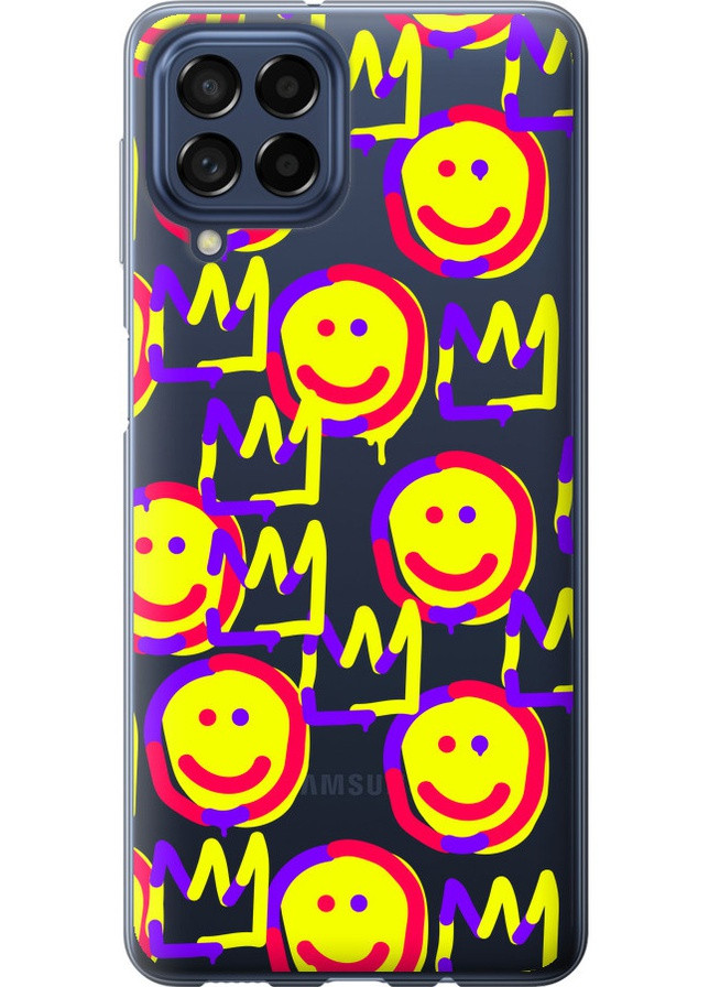 Силиконовый чехол 'Смайлики v2' для Endorphone Samsung Galaxy M53 M536B (258211810)