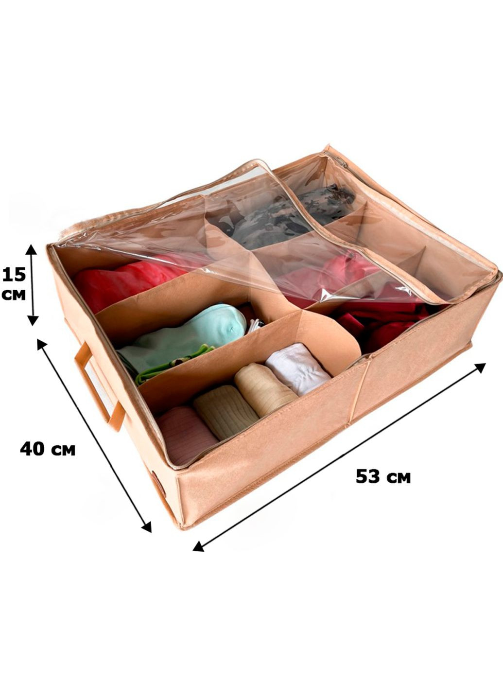 Органайзер для обуви до 39-40 размера на 6 ячеек Organize (270856064)
