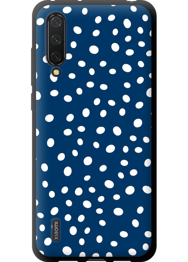 TPU чорний чохол 'Горошок v3' для Endorphone Xiaomi Mi 9 Lite (258089978)