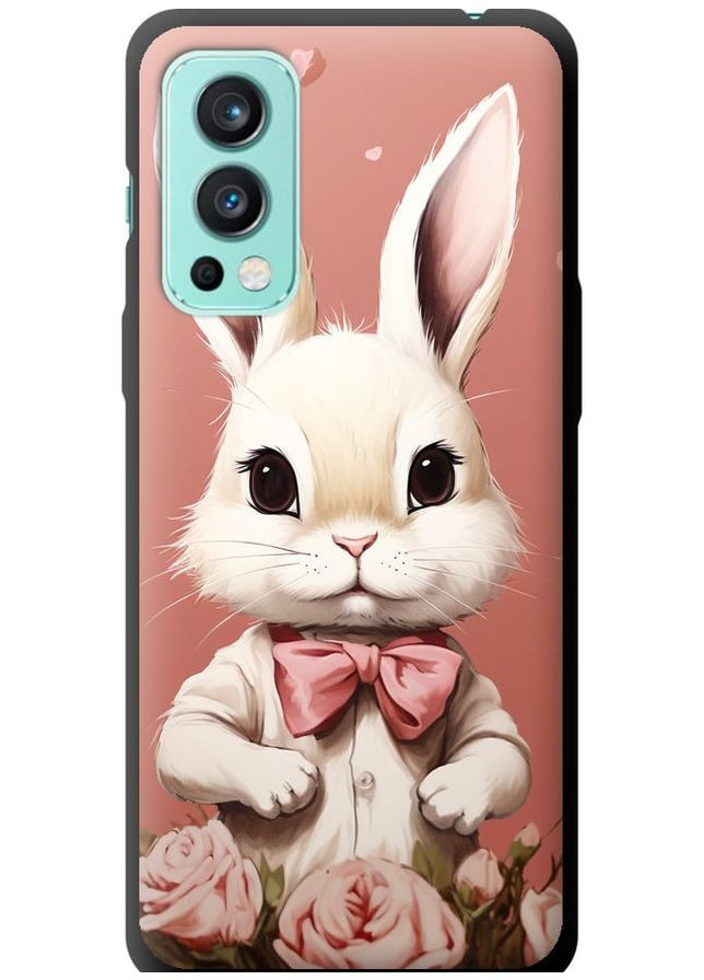 TPU чорний чохол 'Зайчик' для Endorphone OnePlus Nord 2 (267319482)