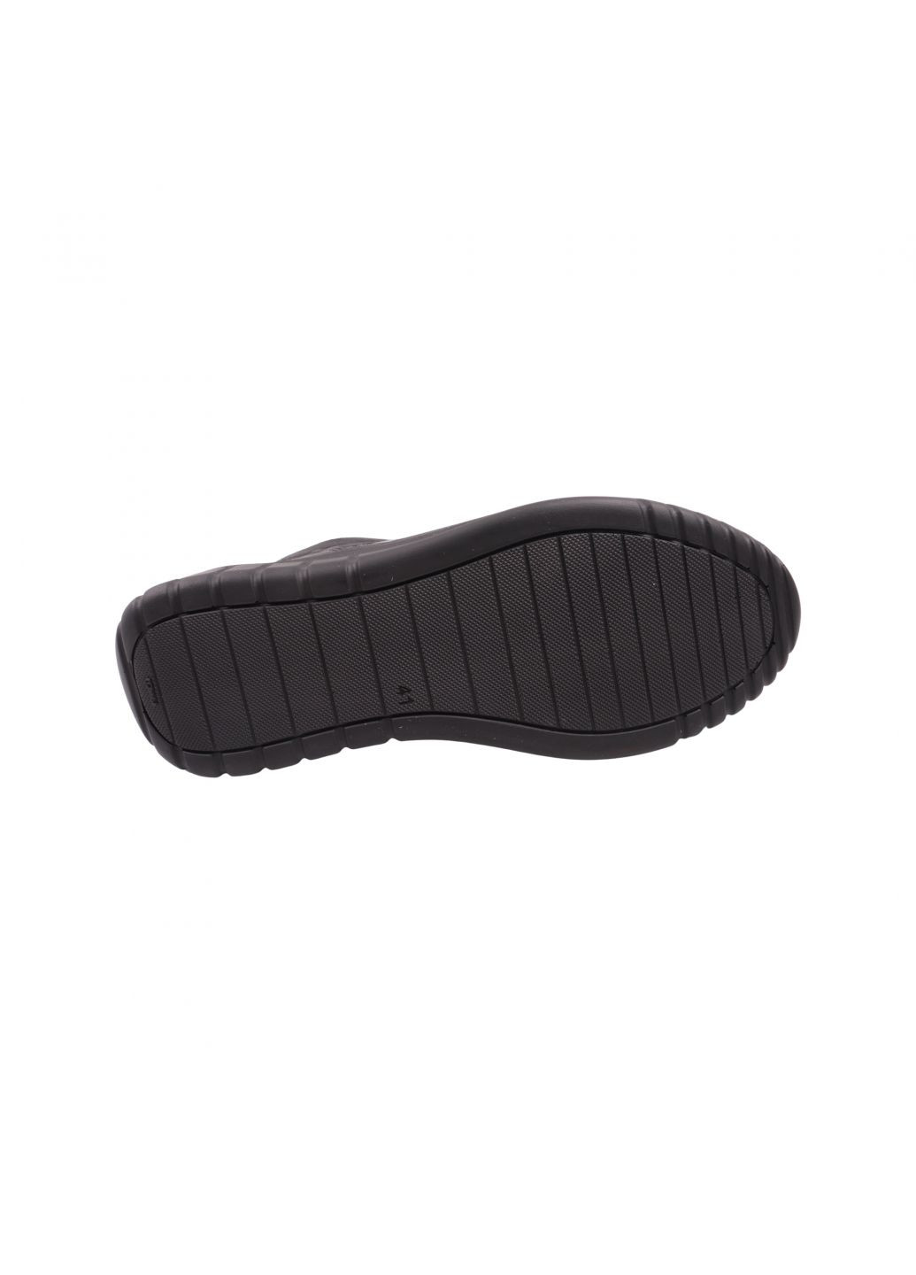Чорні кросівки чоловічі чорні натуральна шкіра Konors 680-23DTS