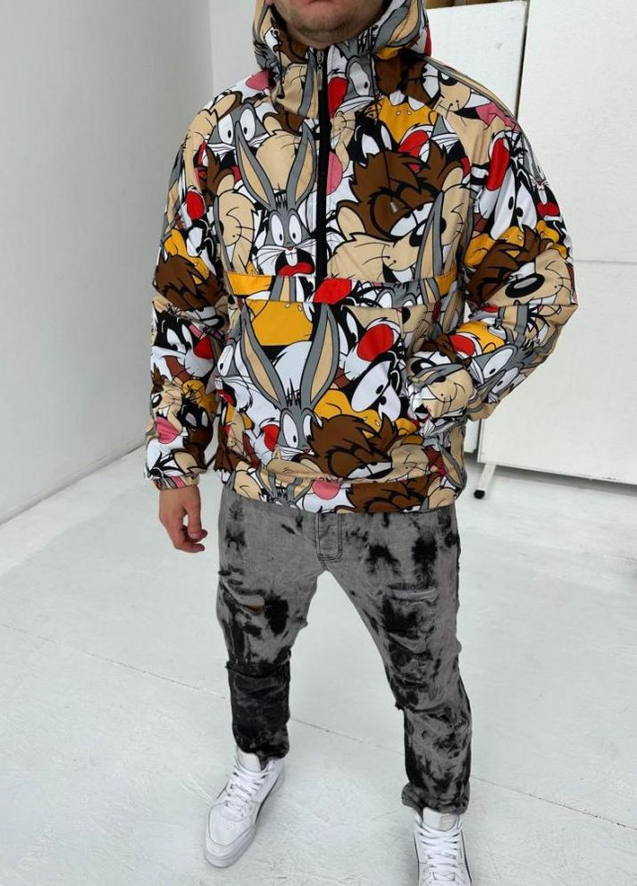 Комбинированная зимняя анорак No Brand