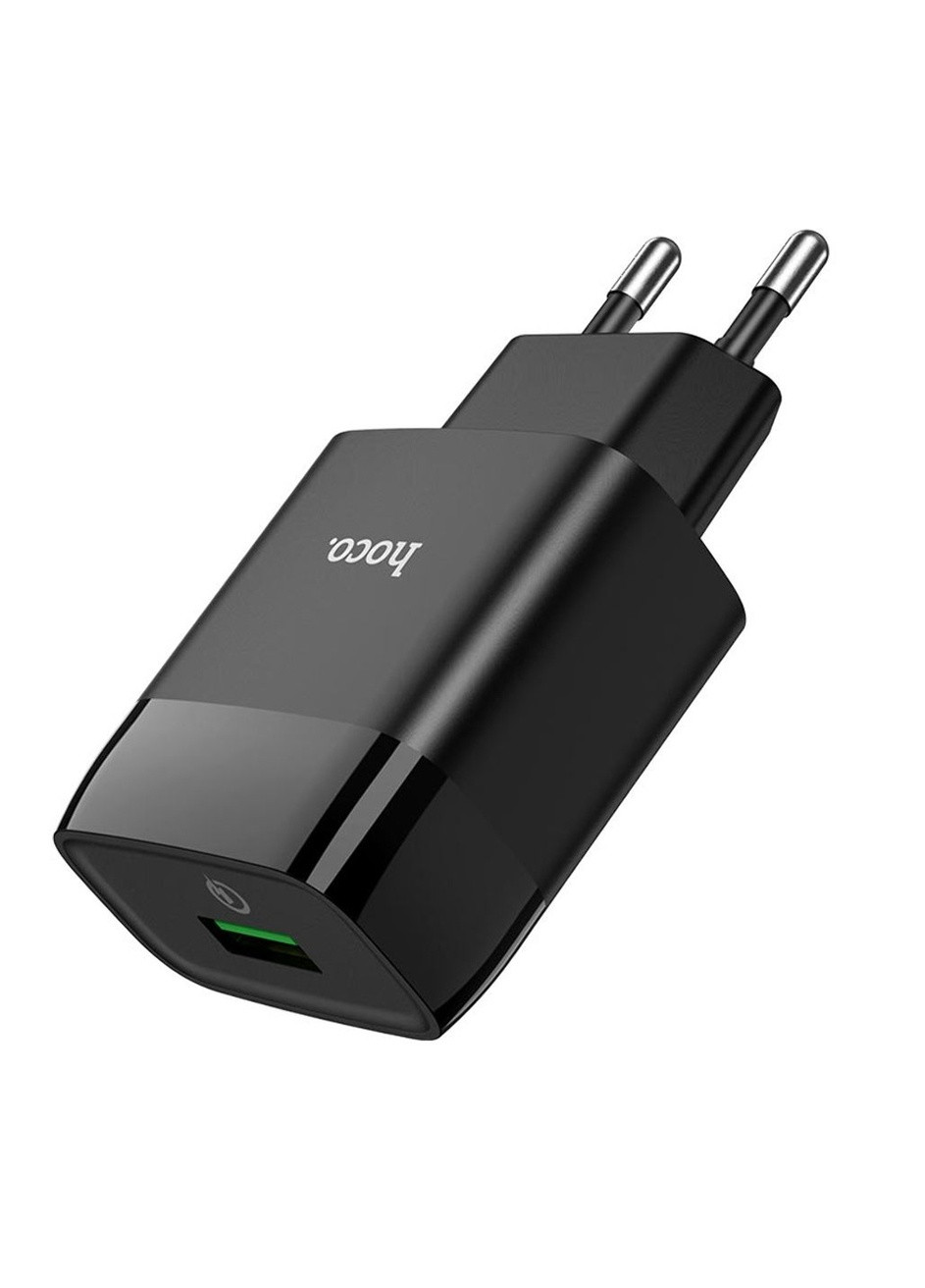 Сетевое зарядное устройство C72Q USB QC цвет черный ЦБ-00218832 Hoco (259442927)