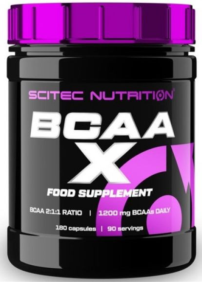 Аминокислоты BCAA-X 180 caps Scitec Nutrition (260596983)