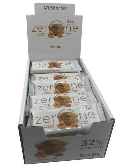 Zero One 25 х 50 g Peanut Butter Sporter (258236010)