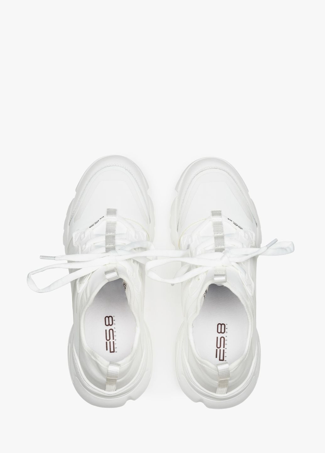 Белые демисезонные кроссовки, цвет белый ES8