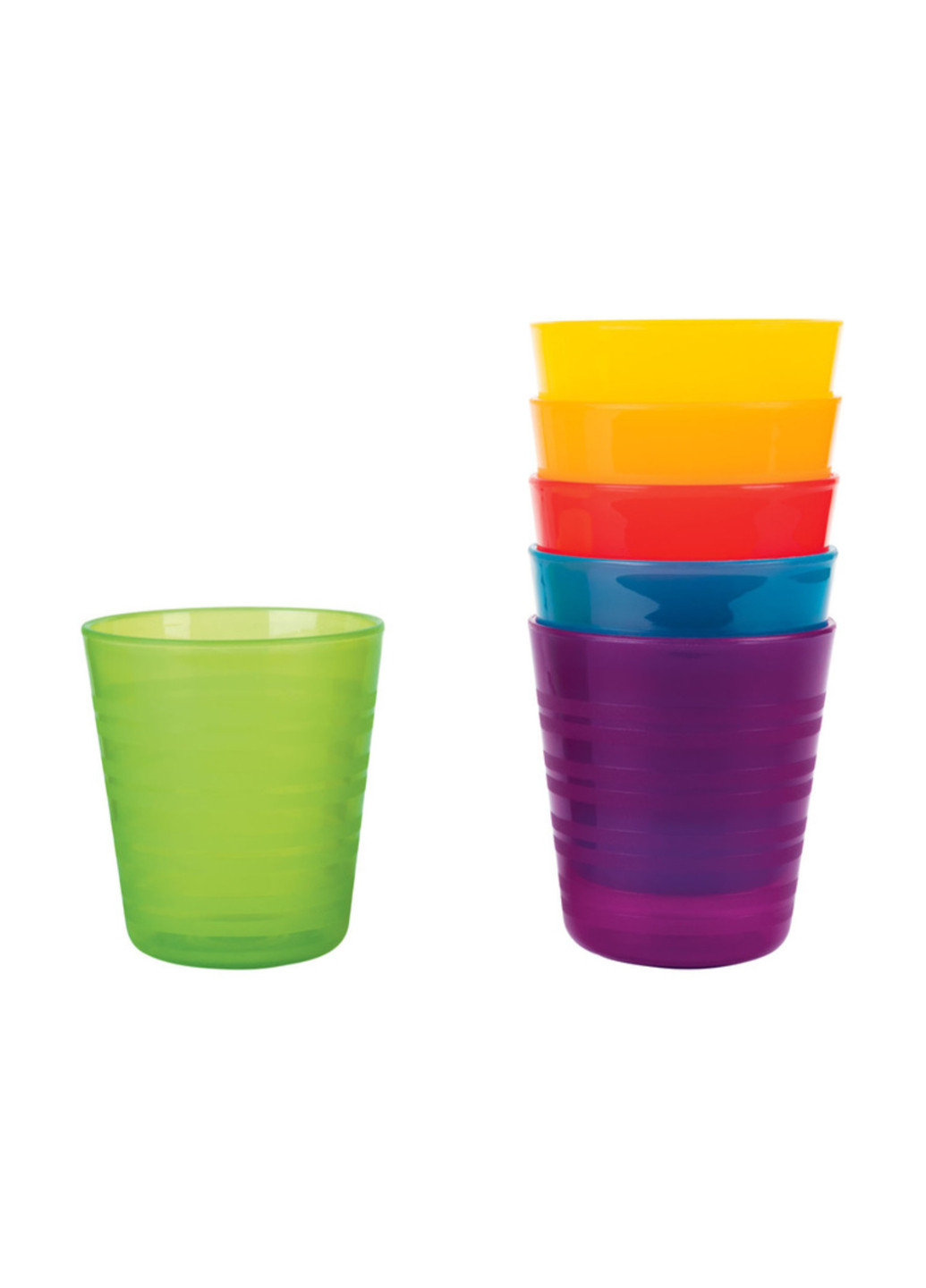 Набор разноцветных стаканов 6 шт. 220 мл Ernesto (276402750)