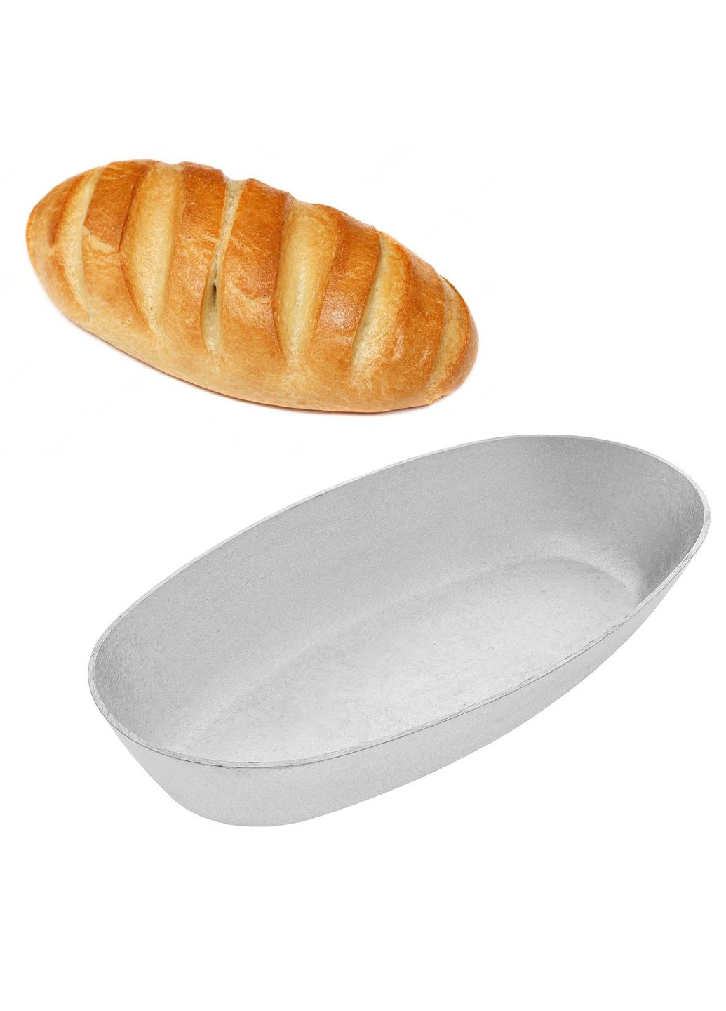 Форма хлібна для випікання хліба і батона "Кам'янецька" 29.6x15x4.5 см Полімет (266622258)