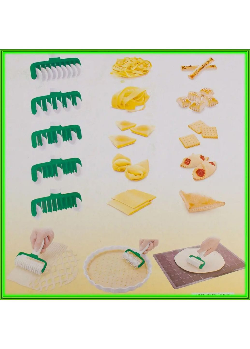 Колесо кулинарное кондитерское валик ролик пластиковый для раскатки теста 16 см Kitchen Master (264828610)
