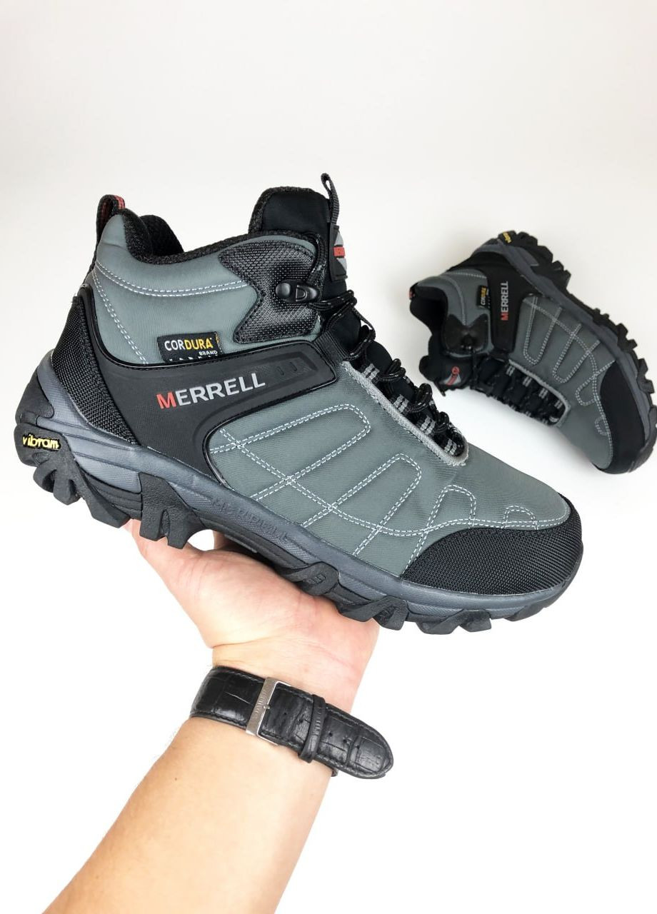 Сірі Зимовий кросівки чоловічі, вьетнам Merrell Moc II