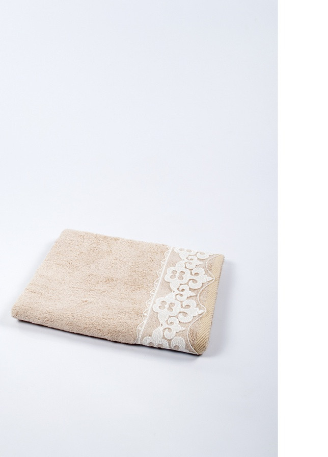 Maxstyle полотенце бамбуковое - damask кофе 50*90 орнамент кофейный производство - Турция