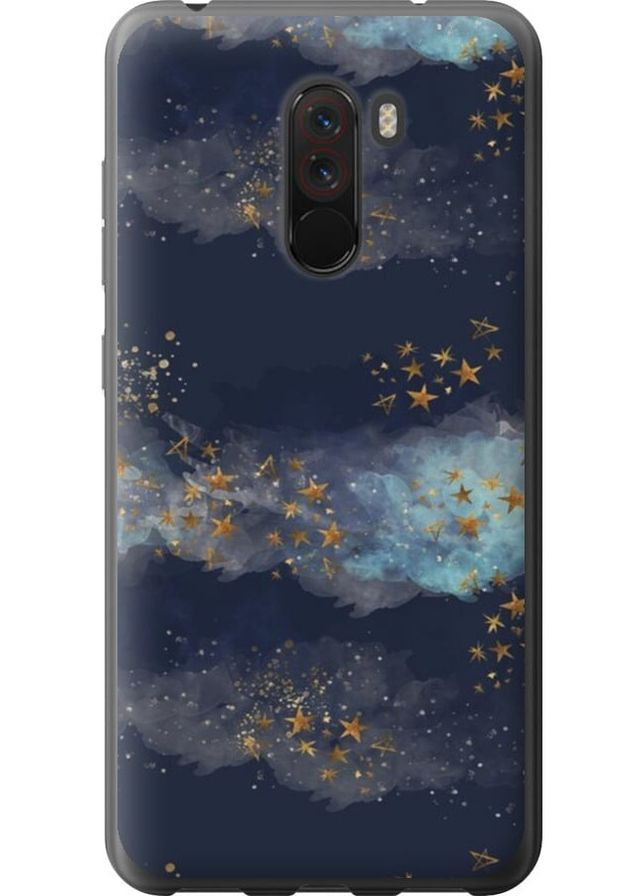 Силиконовый чехол 'Ночь золотые звезды' для Endorphone xiaomi pocophone f1 (276395984)