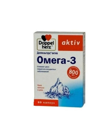 Aktiv Omega-3 80 Caps DOP-52545 Doppelherz (257252265)