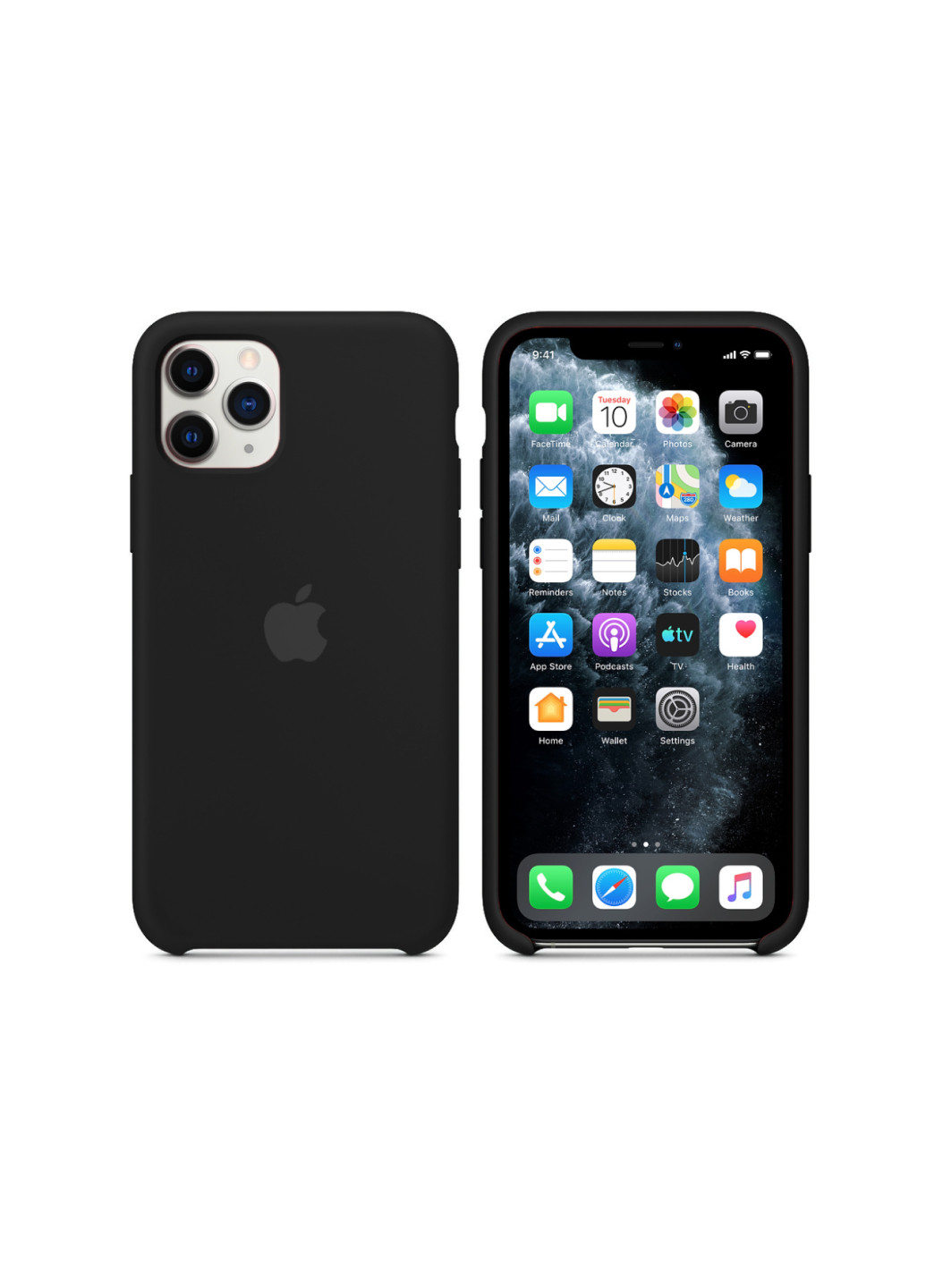 Чохол для iPhone 11 Pro Silicone Case Black No Brand (257431503)